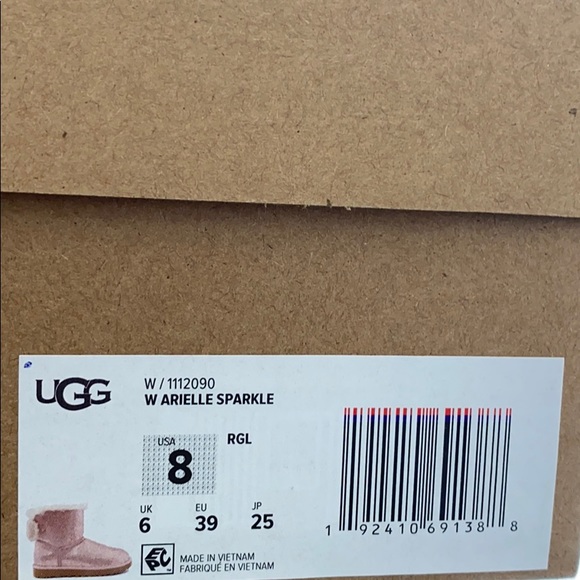 UGG Women’s Boots Arielle Sparkle Boot Fur Bronze - Picture 11 of 11